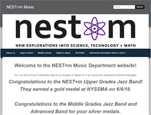 Tablet Screenshot of nestmusic.org